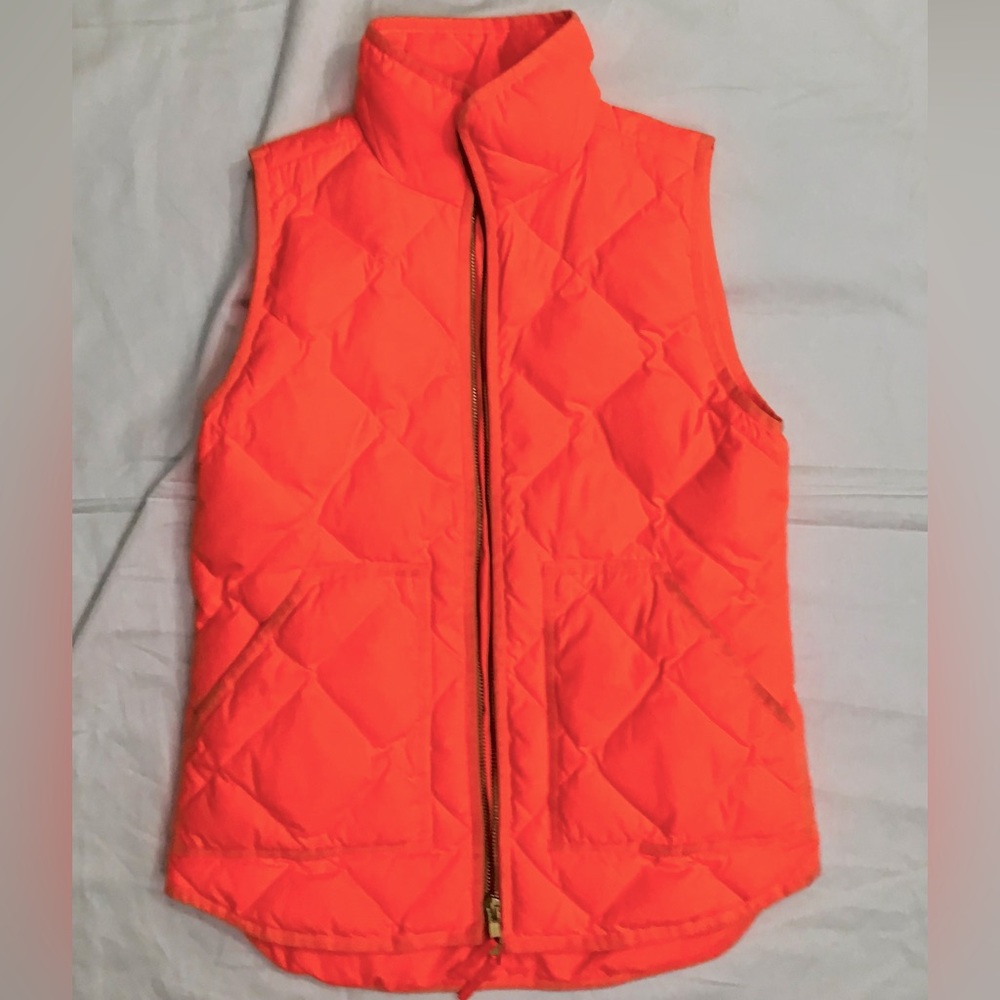 J. Crew Highlighter Orange Vest